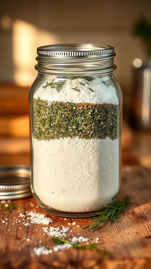Dill Beer Bread (Gift In A Jar) 4 combine dry ingredients thoroughly