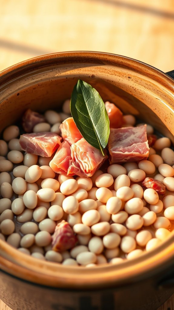 Navy Bean Soup With Ham 4 combine ingredients stir cook
