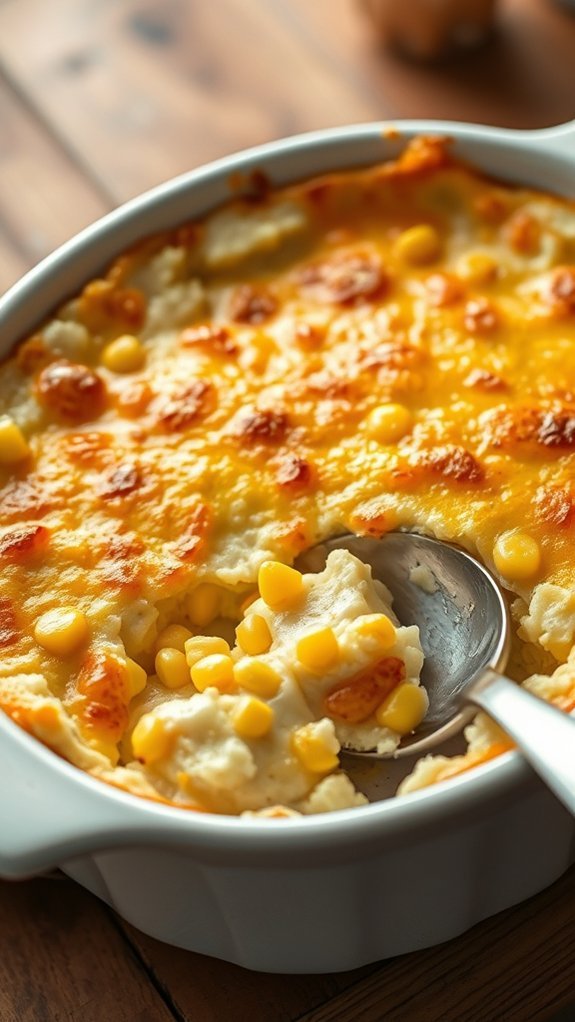 comforting smashed garlic potatoes