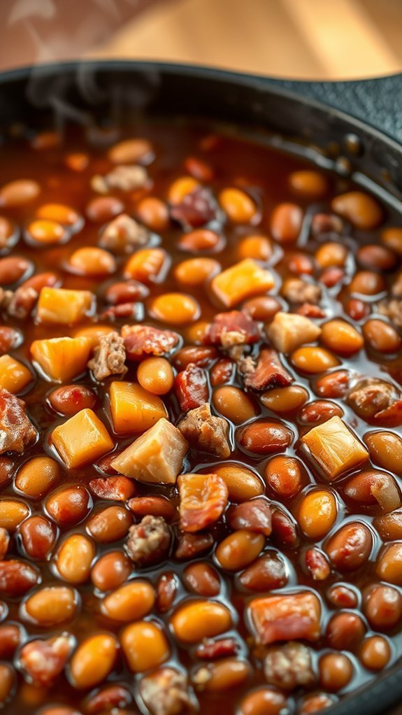 Extraordinary Cowboy Beans: A Hearty Comfort Dish 3 cook bacon brown beef