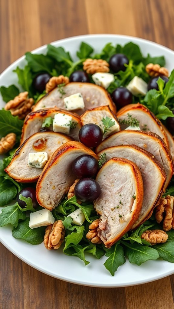 Epic 15-Minute Pork Chop Arugula Salad 6 cook pork chops patiently