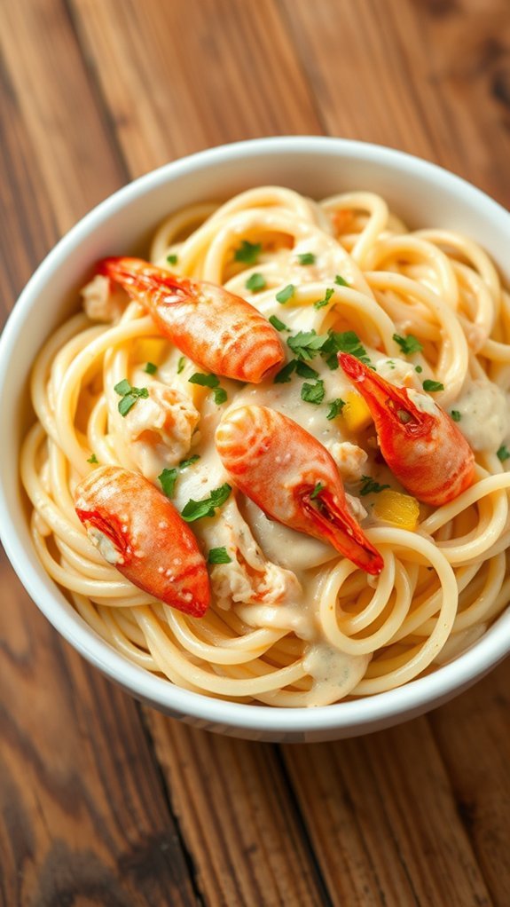 30-Minute Creamy Seafood Pasta (Better Than Restaurant!) 1 crawfish pasta with creamy sauce