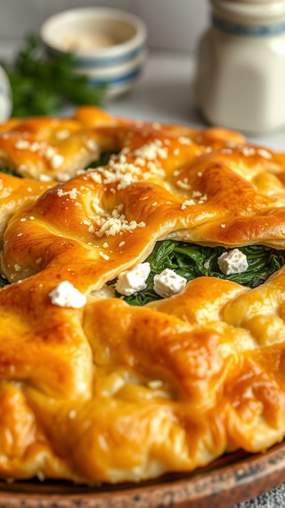 Best Spanakopita Ever!!! 3 creamy herb packed filling mixture