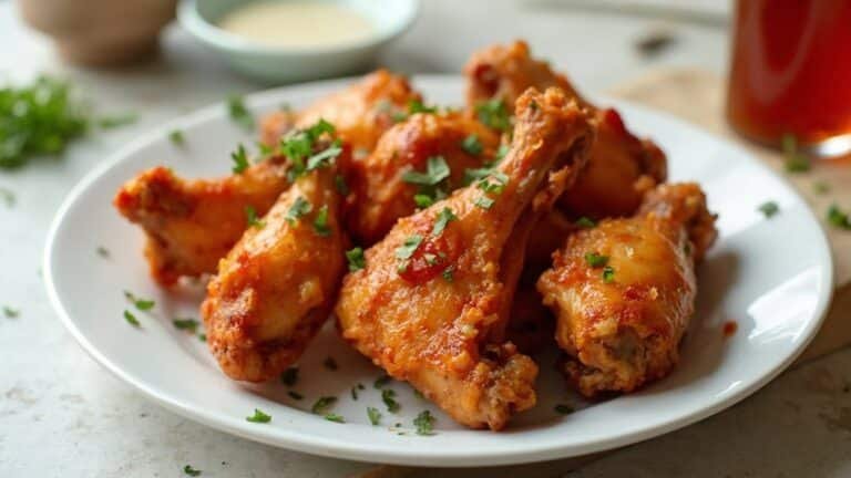 delicious air fryer chicken wings