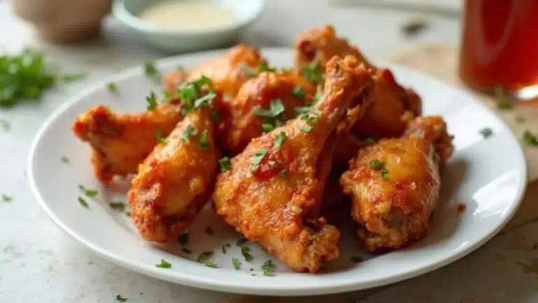 delicious air fryer chicken wings
