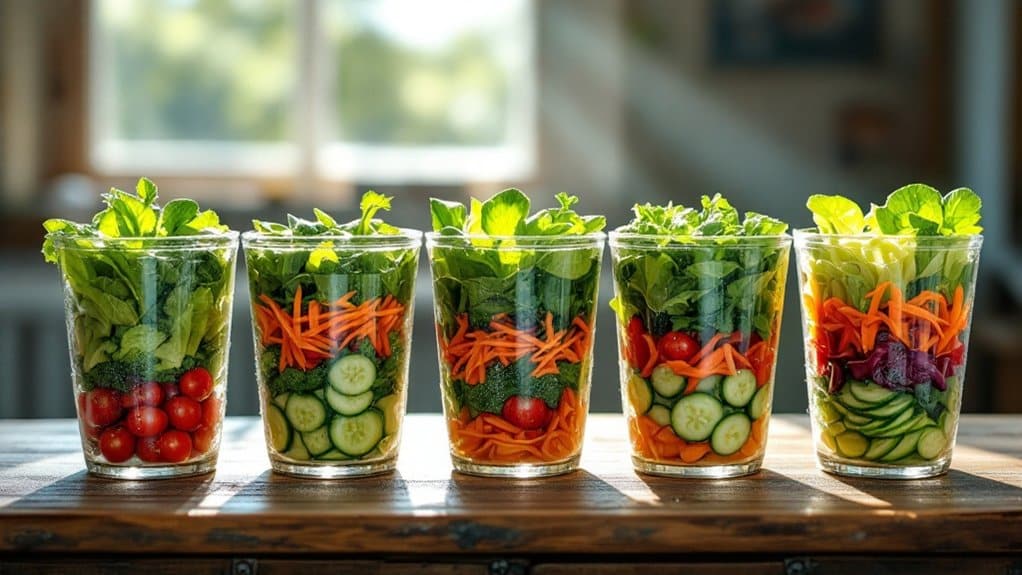 Spring Garden Salads for the office