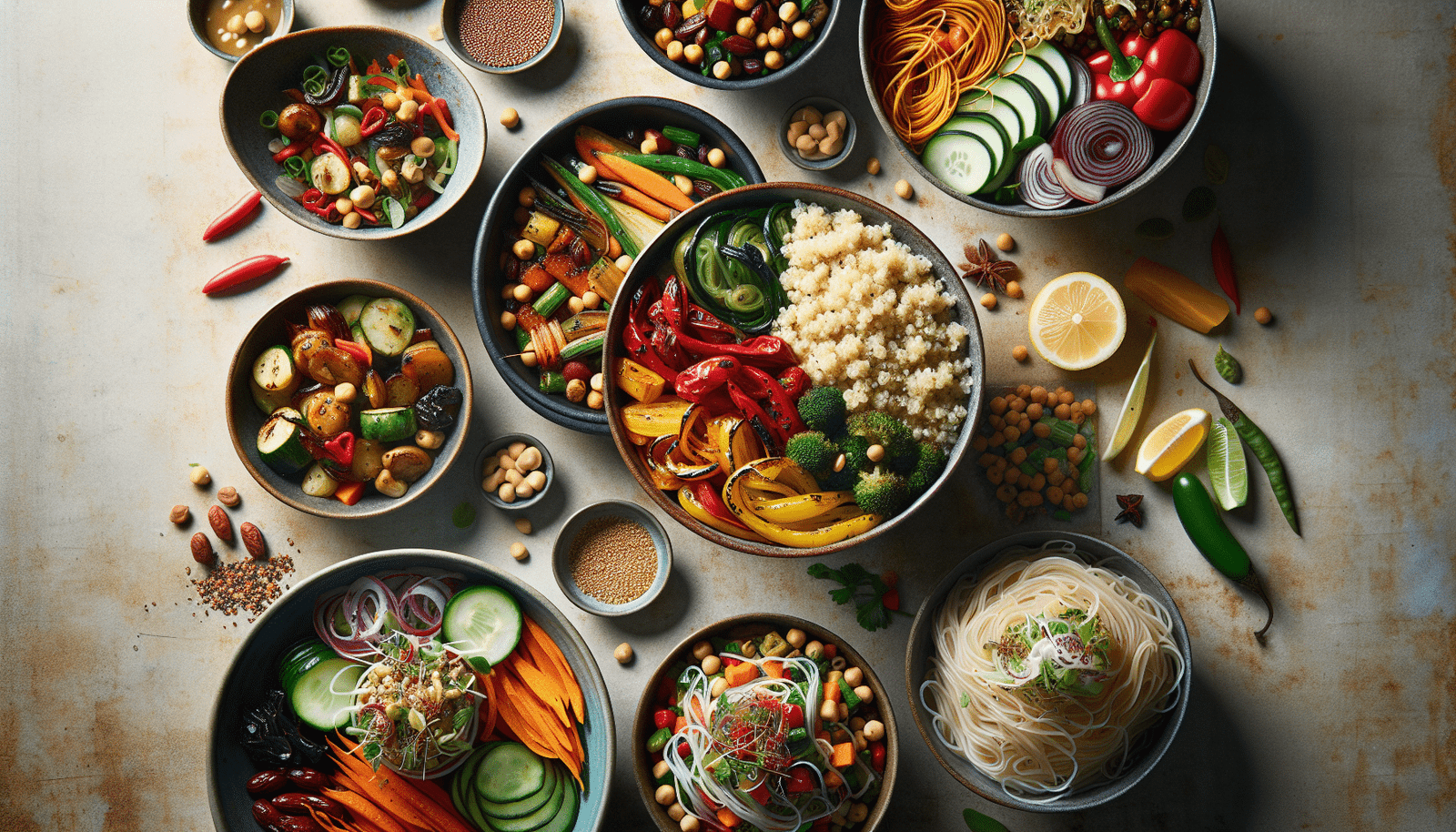 Nutritious meal prep bowls