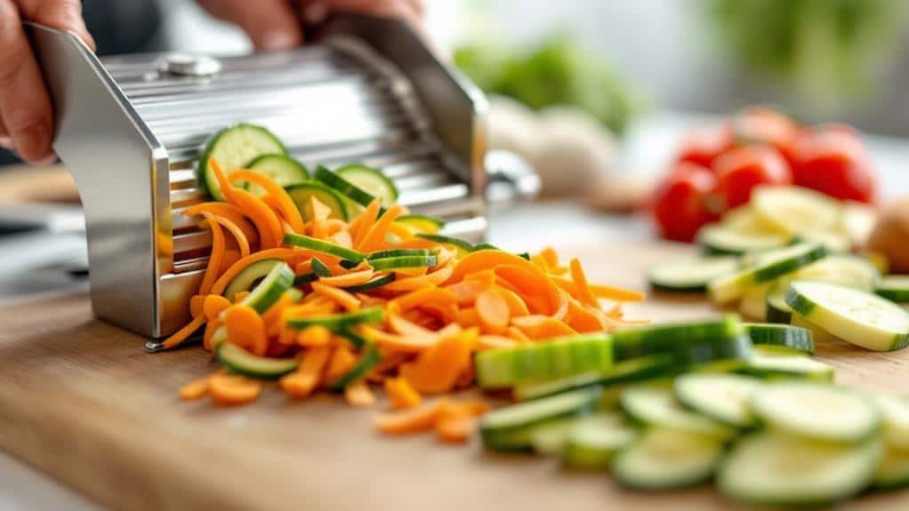 The mandoline slicer, an efficient food preparation tool