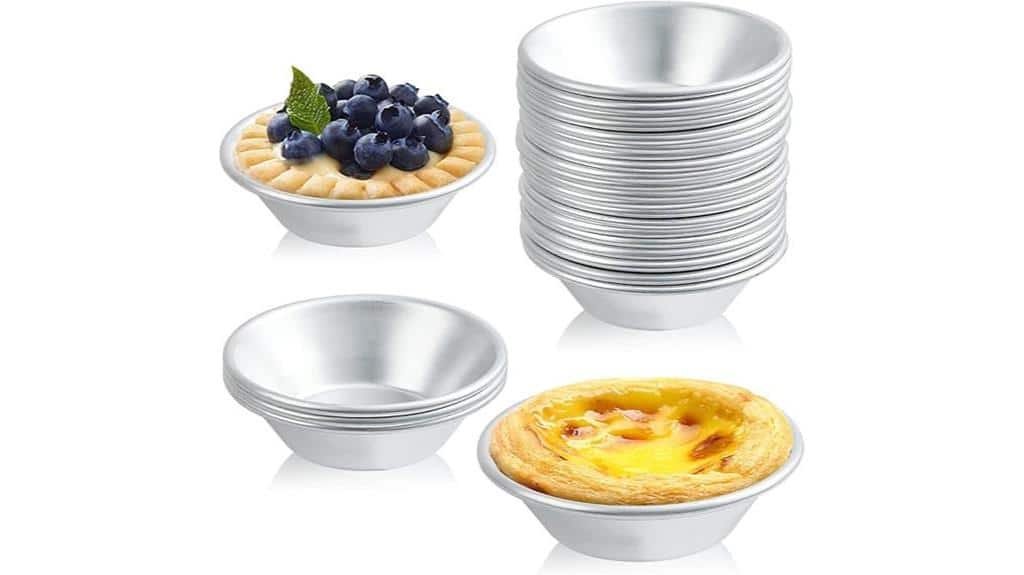 egg tart baking molds