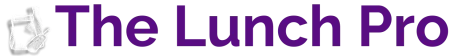 Lunch Pro Horizontal Logo with Name in purple