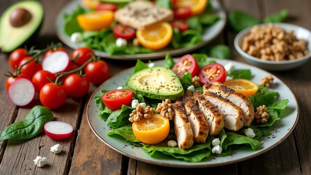 filling spring salad ideas