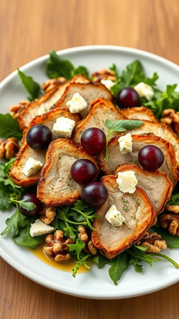 Epic 15-Minute Pork Chop Arugula Salad 5 flavorful pork marinade process