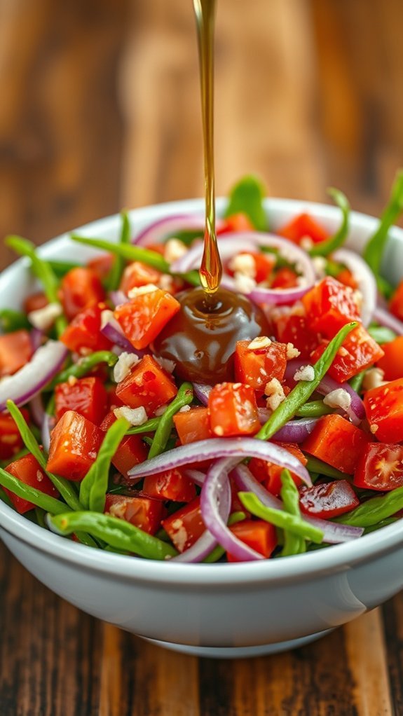 generous drizzle enriches flavors