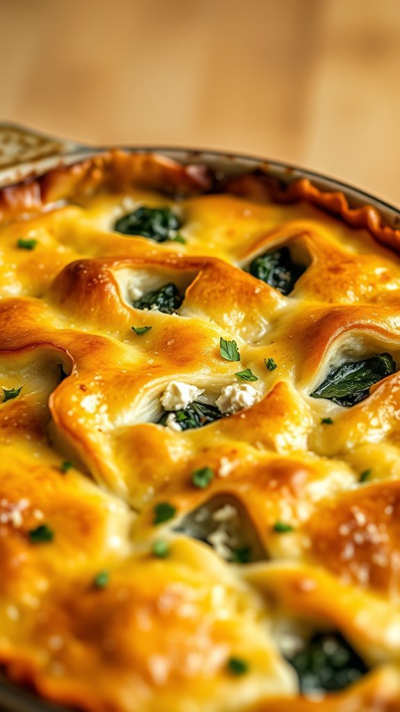 Best Spanakopita Ever!!! 6 golden crispy spanakopita perfection