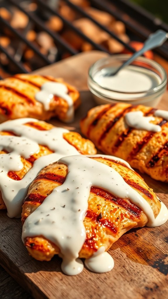 Brined Chicken With Big Bob'S White Bbq Sauce 5 grill chicken to perfection