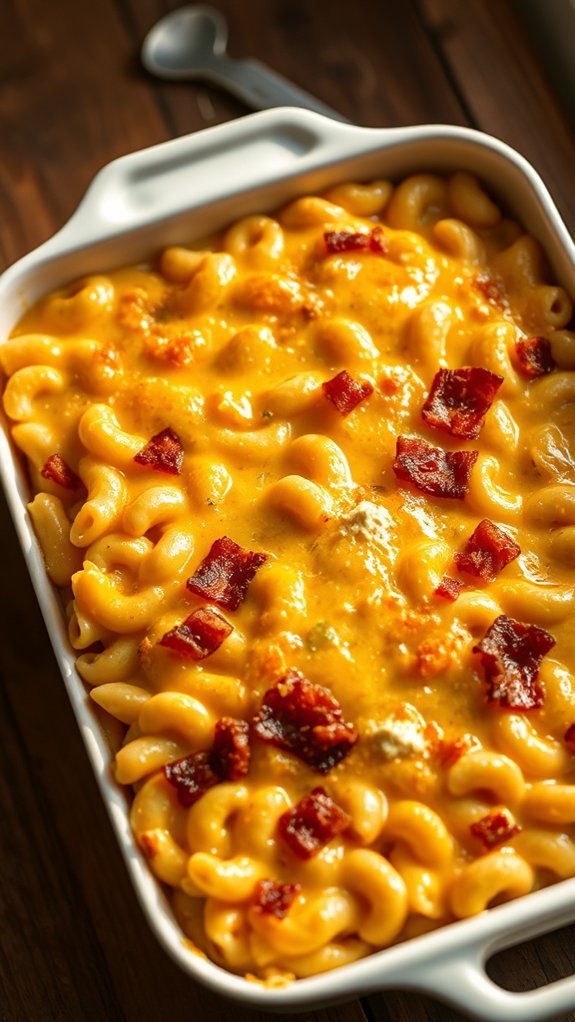 Irresistible Gourmet Bacon Mac And Cheese With Caramelized Onions &Amp; Gorgonzola 2 grown up mac and cheese