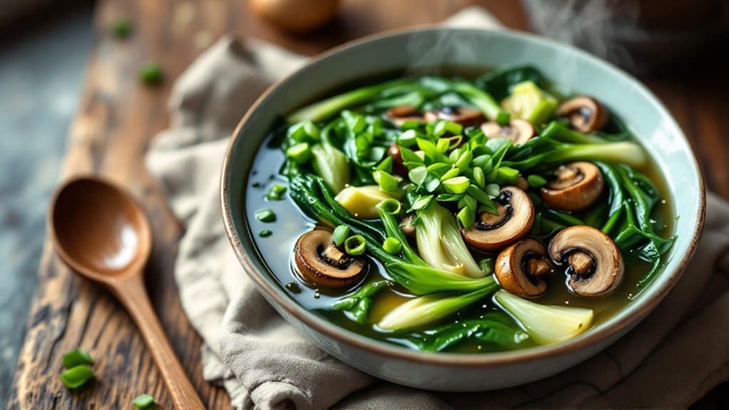 healthy bok choy soup