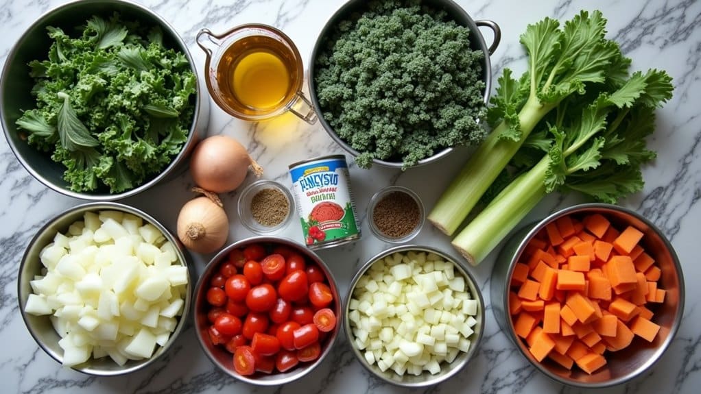 healthy lentil kale stew