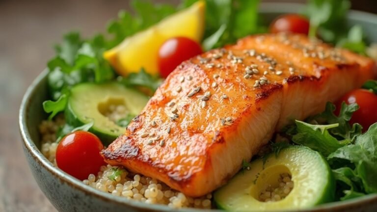 Air Fryer Salmon bowls