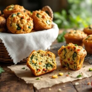 Veggie muffins for the lunch box
