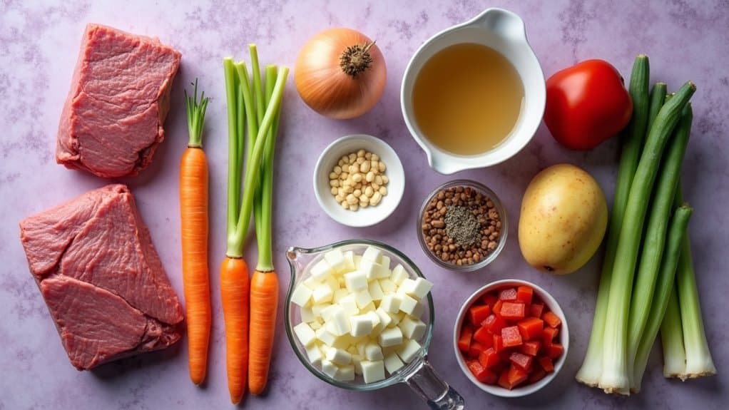 hearty beef vegetable soup