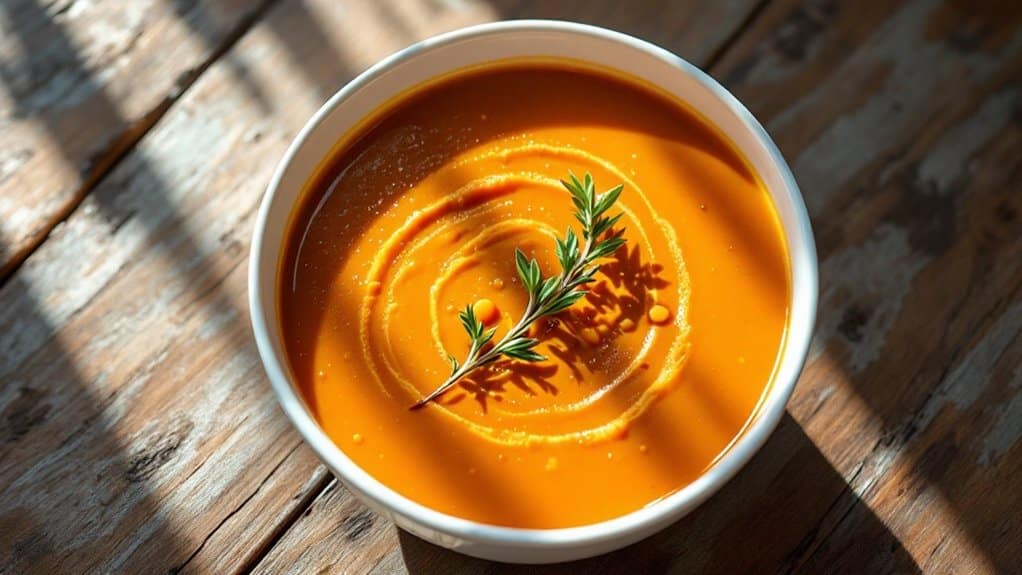 hearty carrot lentil soup