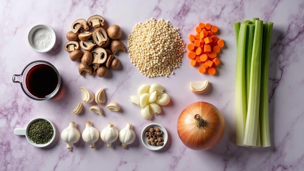 hearty mushroom barley stew