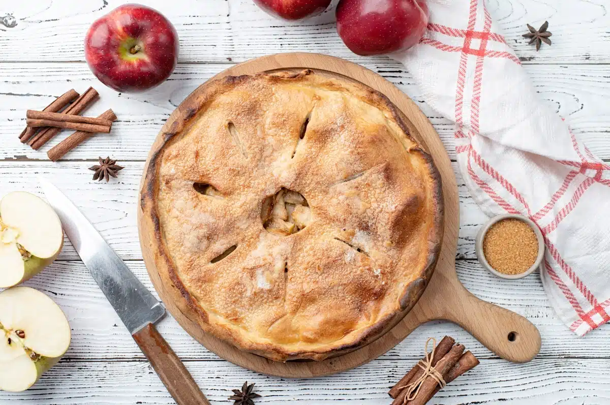 homemade-apple-pie-with-fresh-red-apples