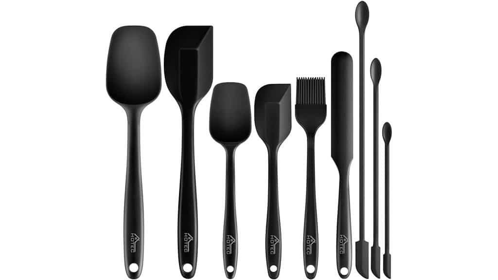 hotec silicone spatula set