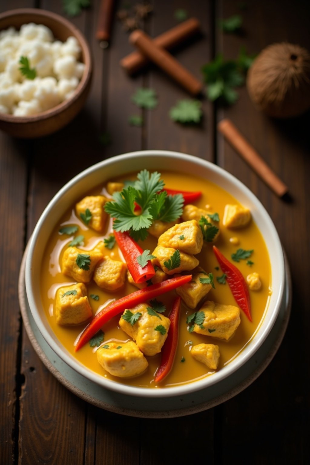 coconut milk chicken curry
