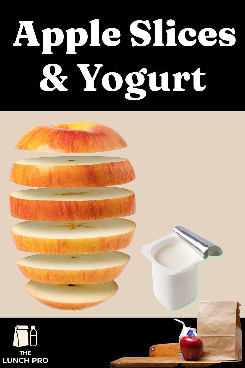 Apple Slices with Yogurt Dip