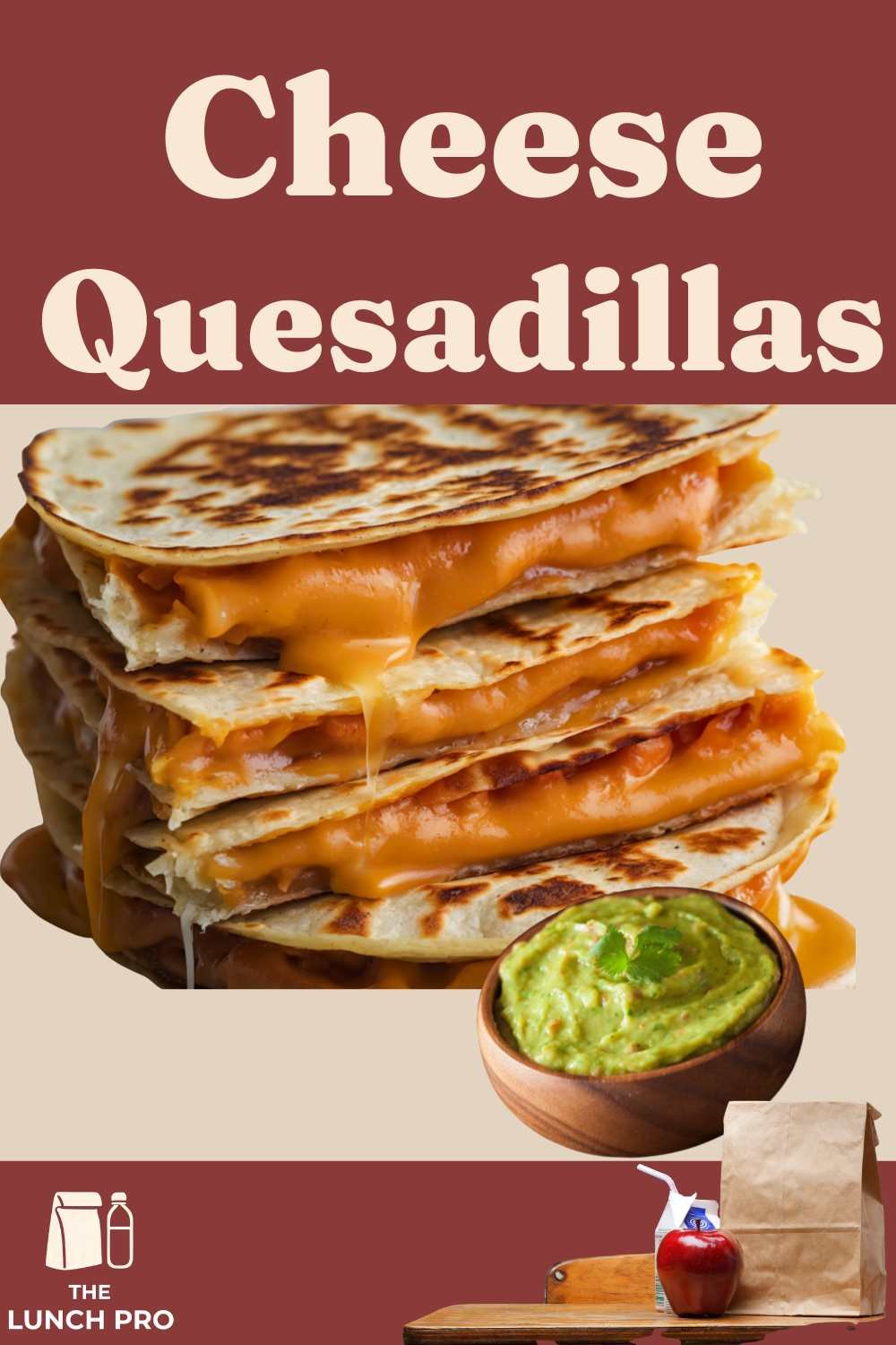 Cheese Quesadilla with Dip
