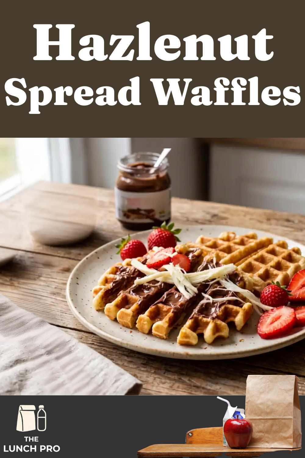 Hazelnut Spread Waffles and Cheese