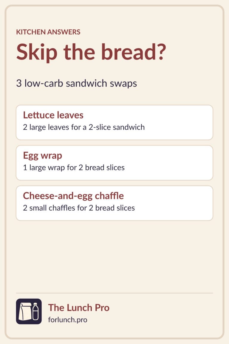 en low carb substitutes for bread