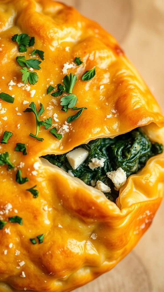 Best Spanakopita Ever!!! 4 layer phyllo with oil