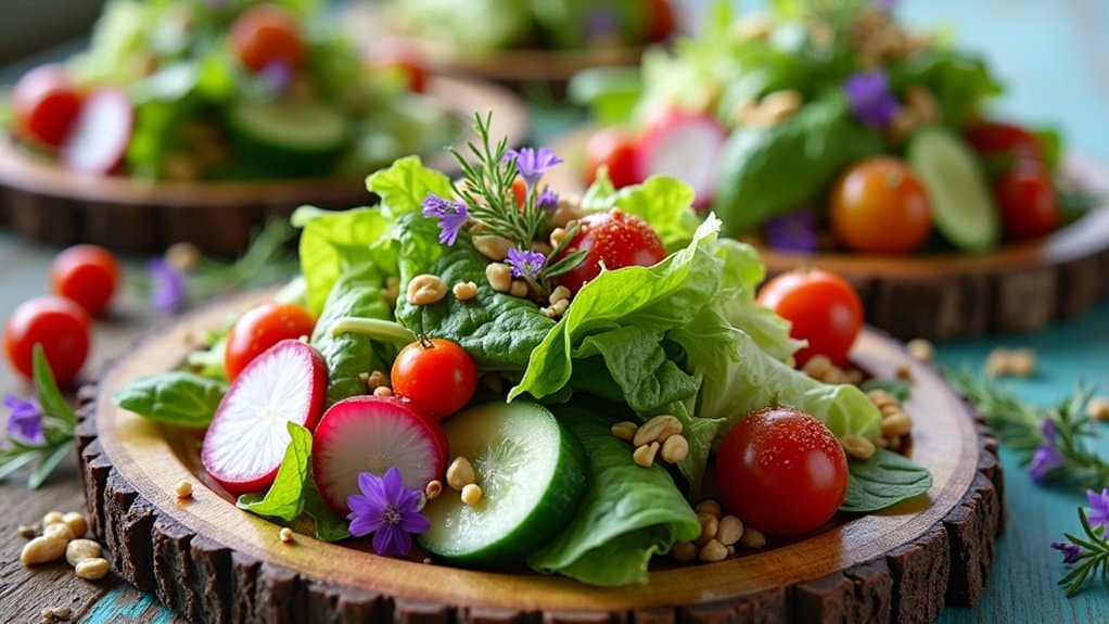 low calorie spring salads