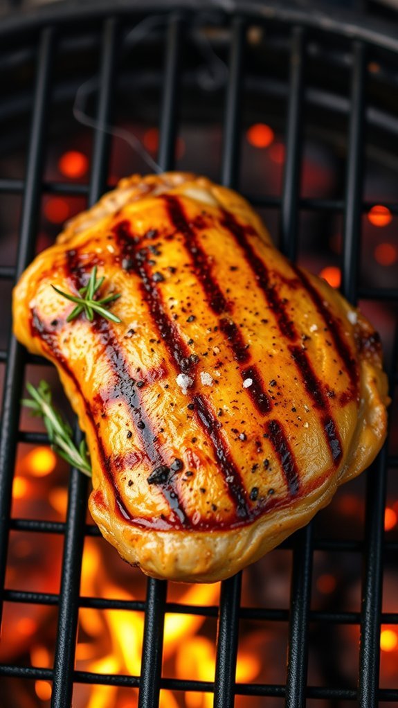 medium high heat barbecue preparation