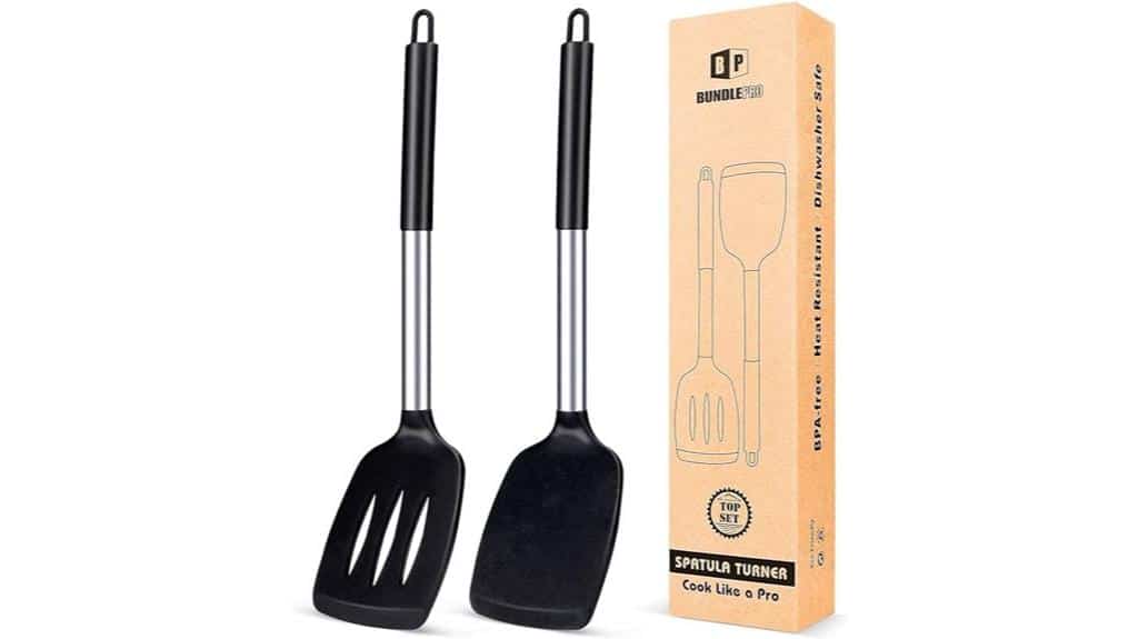 non stick silicone spatula set