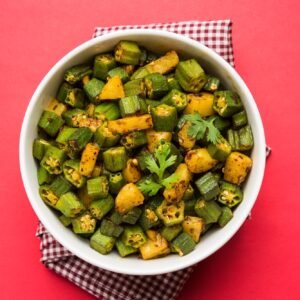 Bhindi / Okra Sabzi Or Ladyfinger Vegetable Recipe