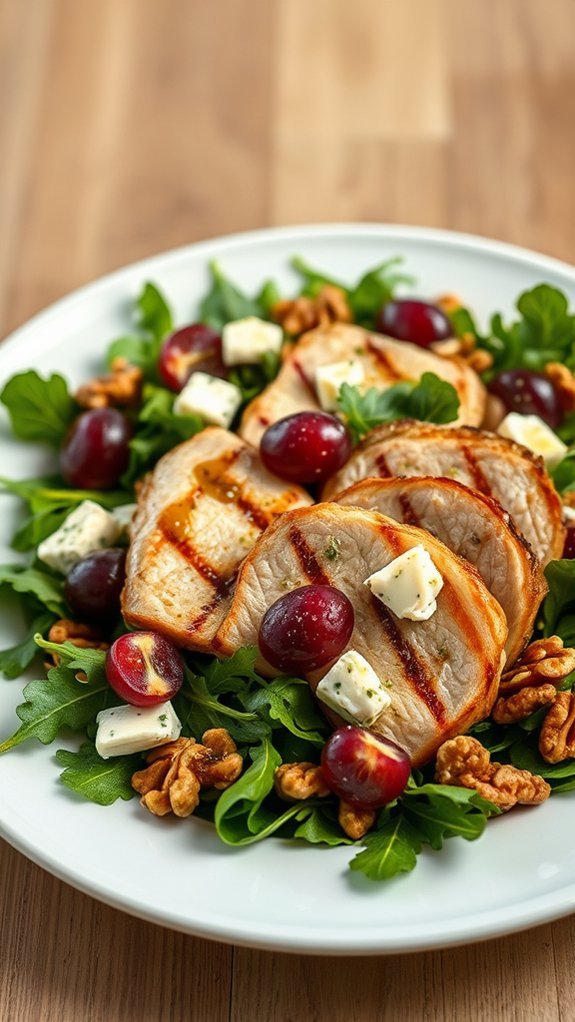 Epic 15-Minute Pork Chop Arugula Salad 3 pork chop arugula salad