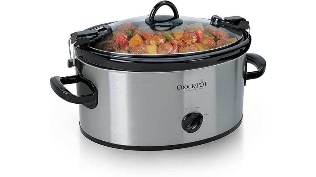 portable 6 quart slow cooker