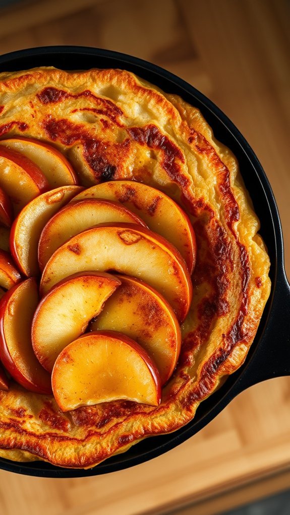 Dutch Pancake With Spiced Apples 2 preheat oven to 425 f