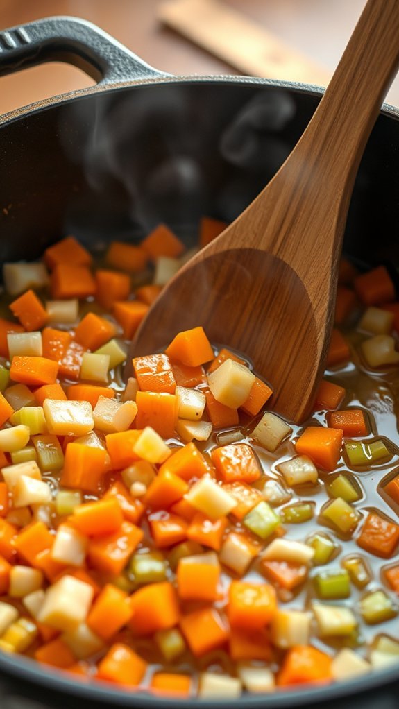 Incredible Cowboy Campfire Goulash For Hearty Meals 4 prepare vegetables and heat