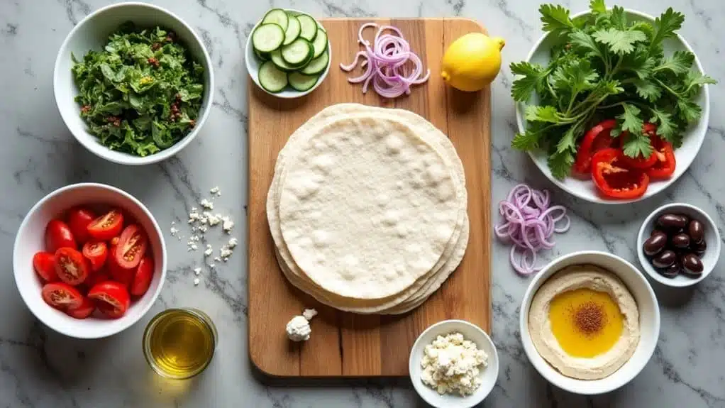 No-Cook Wraps | 4 Easy Meal-Prep Lunches 1 quick wrap assembly essentials