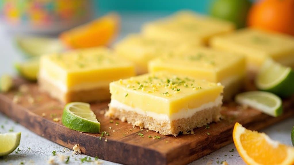 refreshing citrus dessert bars