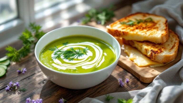 refreshing soups and sandwiches