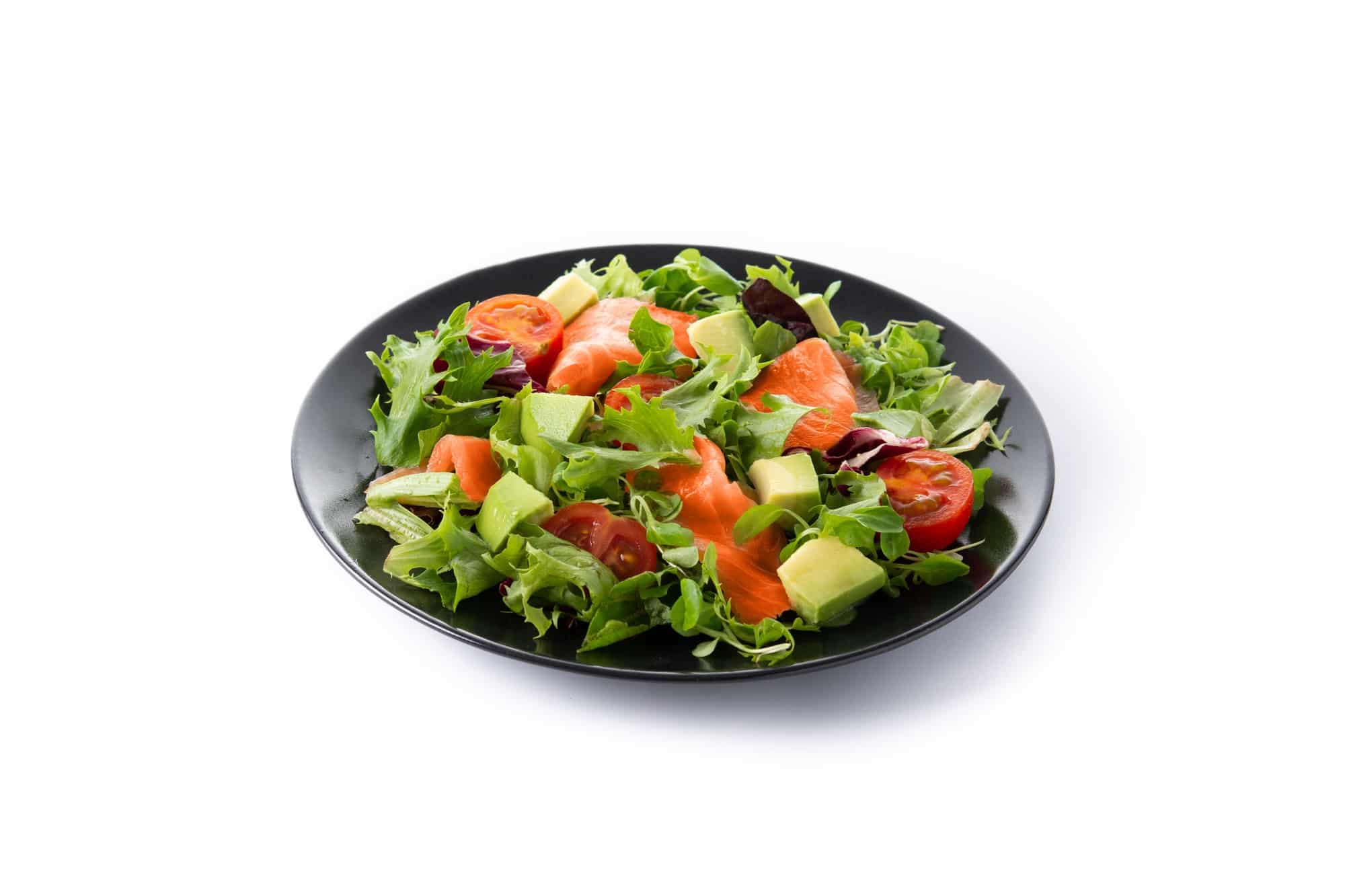 Salmon and avocado salad