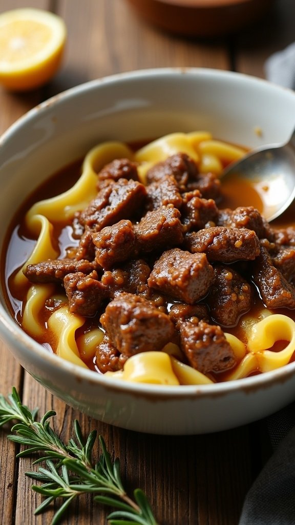 Beef and Noodles