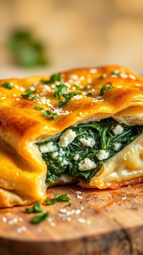 Best Spanakopita Ever!!! 1 savory spinach and feta