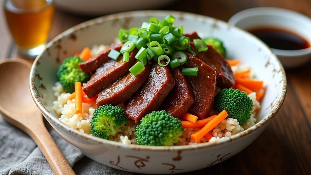 Teriyaki Beef Rice Bowl